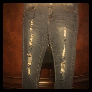New Distressed Jeans